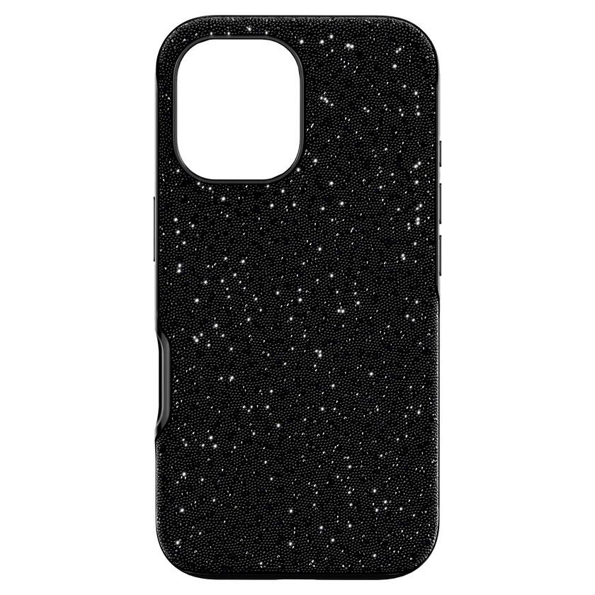 swarovski حافظة هاتف ذكي high، iphone  16، لون أسود
