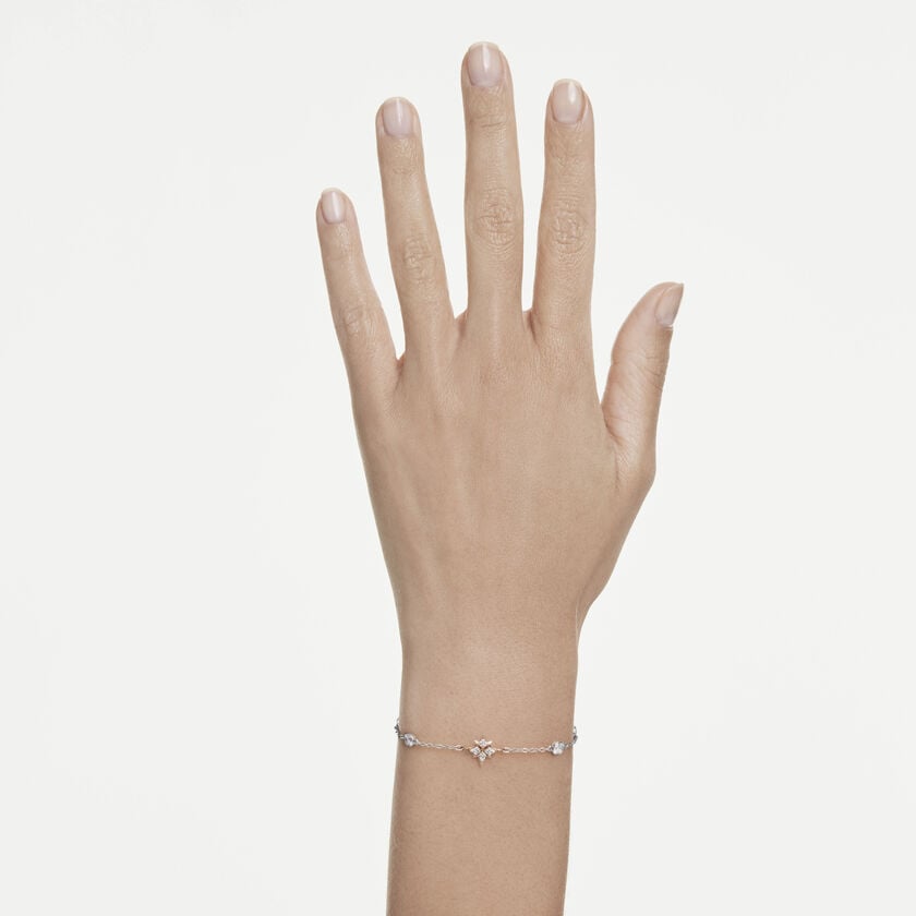 swarovski سوار symbolica، قطع مُستدير، قمر، لون أبيض، طلاءات مختلطة