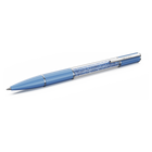 swarovski قلم حبر جاف crystalline، أحجار كريستال recreated ، لون أزرق، طلاء أزرق لامع، طلاء كروم