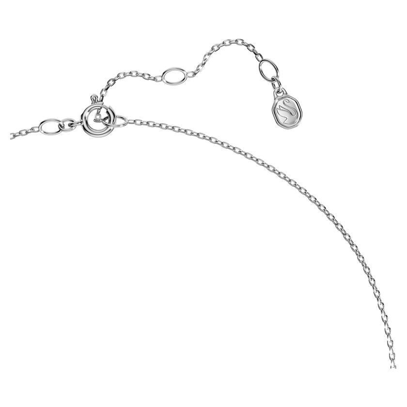 swarovski قلادة eternity، ألماس مُصنع في المختبر إجمالي 0 33 قيراط، شكل كمثري، لانهاية، ذهب أبيض عيار 18 قيراط