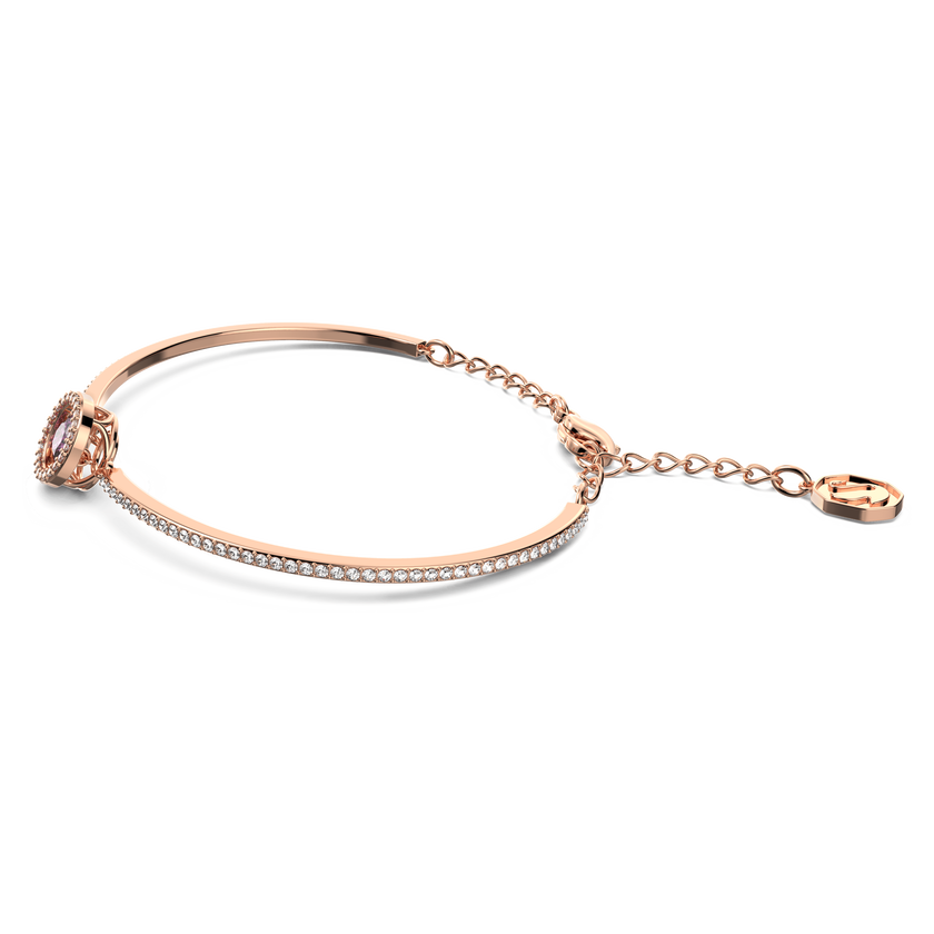 swarovski سوار sparkling dance، لون بنفسجي، طلاء ذهبي وردي