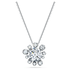 swarovski قلادة galaxy، أحجار ألماس مُصنعة في المختبر بإجمالي 2 قيراط، ذهب أبيض عيار 18