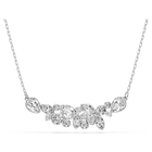swarovski عقد diapason، قطع متنوع، لون أبيض، طلاء روديوم