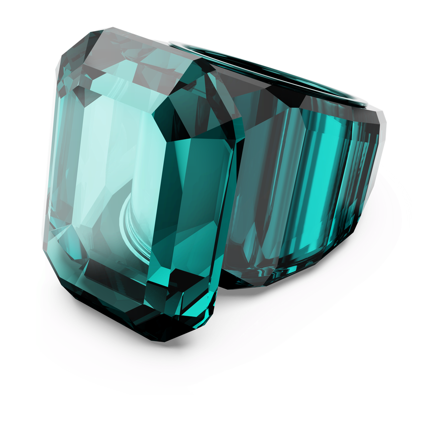 swarovski خاتم كوكتيل lucent، لون أخضر