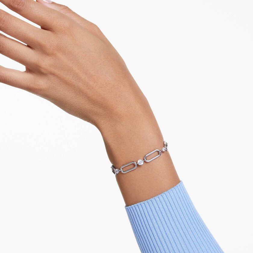 swarovski سوار constella، لون أبيض، طلاء روديوم