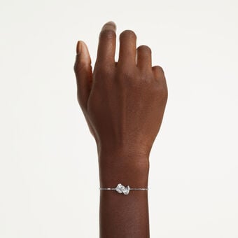 swarovski سوار mesmera، قطع متنوع، لون أبيض، طلاء روديوم