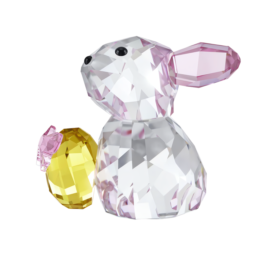 swarovski مجسم أرنب وبيضة، مجموعة idyllia
