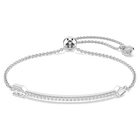 swarovski سوار idyllia، قطع متنوع، شكل سهم، لون أبيض، طلاء روديوم