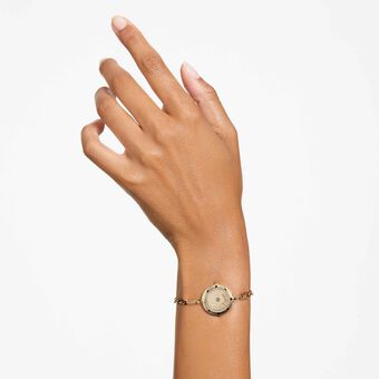 swarovski سوار zodiac، pisces، لون ذهبي، طلاء بلون ذهبي