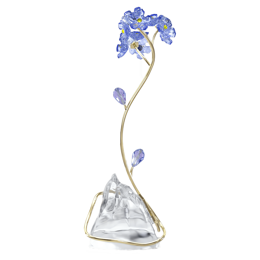 swarovski قطعة زينة على شكل باقة زهور لا تنساني من مجموعة florere