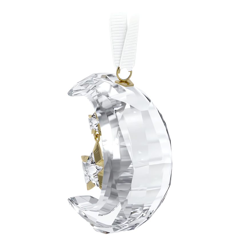 swarovski قطعة زينة holiday magic على شكل هلال