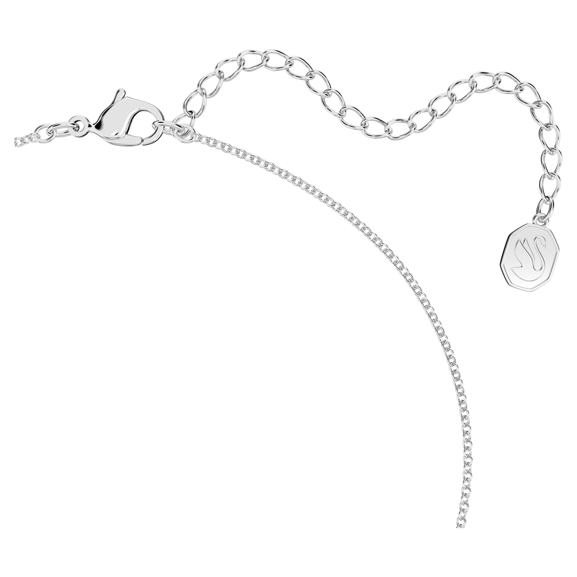 swarovski عقد lilia y، على شكل فراشة، لون أزرق، طلاء روديوم