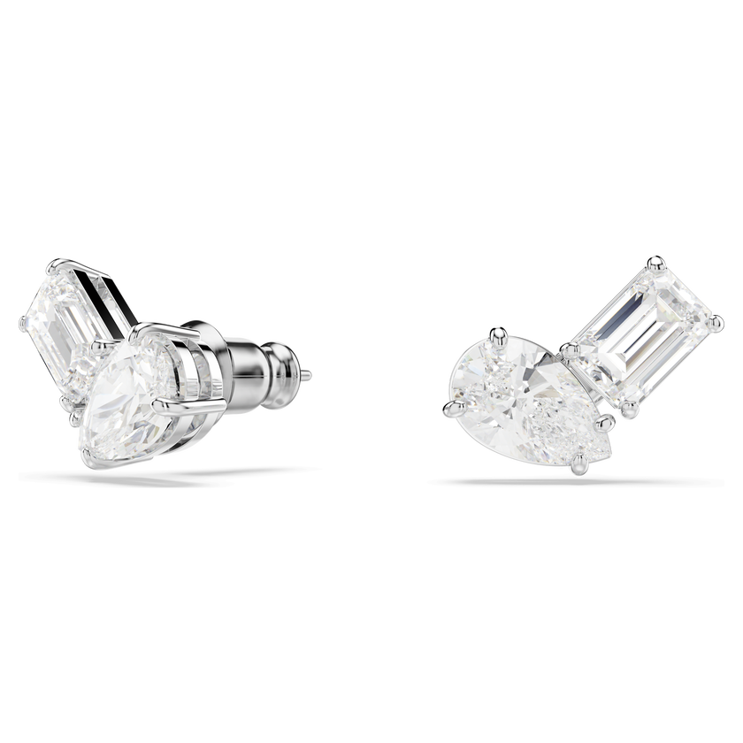 swarovski طقم mesmera، قطع متنوع، لون أبيض، طلاء روديوم