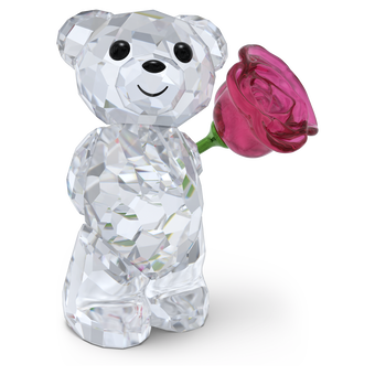 swarovski a rose with love kris bear