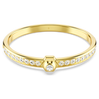 swarovski سوار numina، قطع مُستدير، لون أبيض، طلاء بلون ذهبي